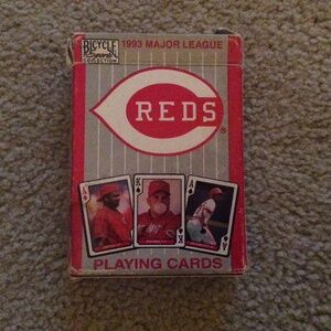 Vintage 1993 Cincinnati Reds Baseball deck of cards